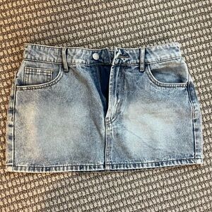 Denim Mini Skirt